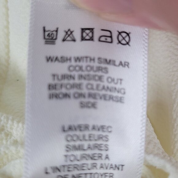 ASOS Side Lace Up Longline Tunic Tank Top White US 2 - Picture 6 of 8